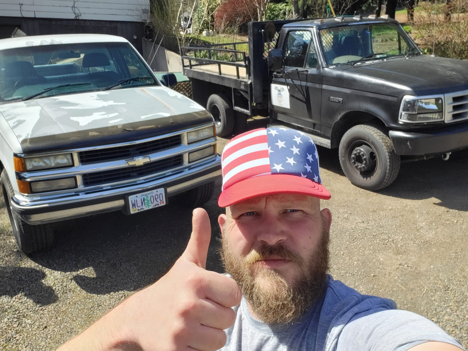 Has Truck 2 Planning on cleaning your yard up this spring? Call Patriot Hauling & Junk Removal for Yard Debris Removal